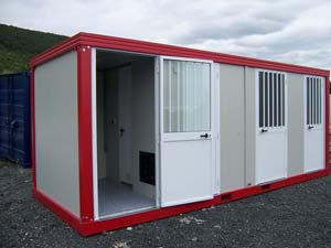 Bungalows de d&eacute;samiantage 5m<br />avec WC chimique