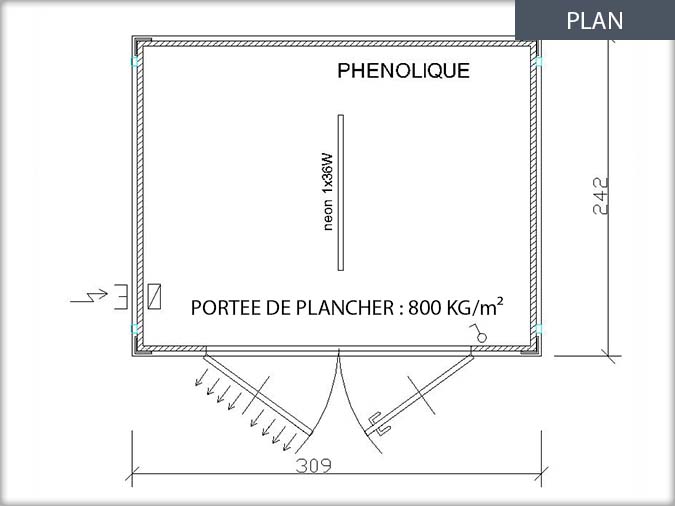 bungalow de stockage