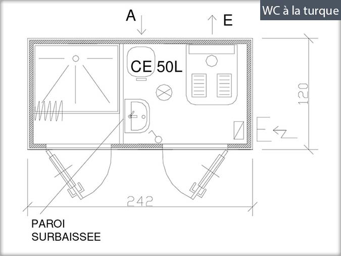 cabine sanitaire