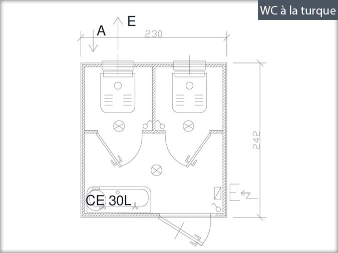 cabine sanitaire