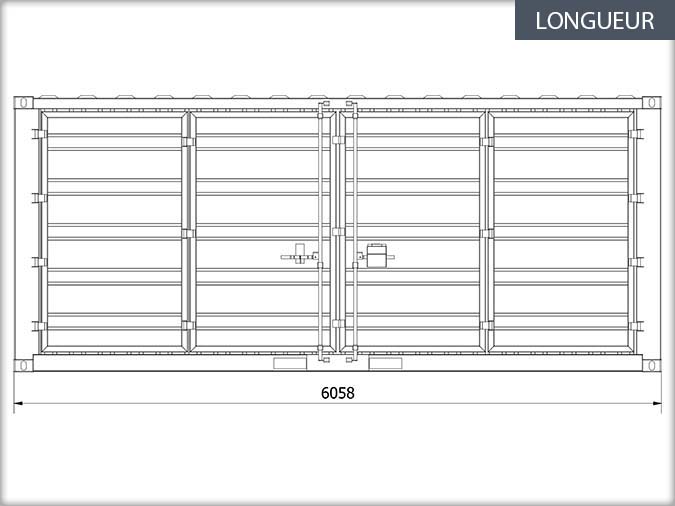 container open side