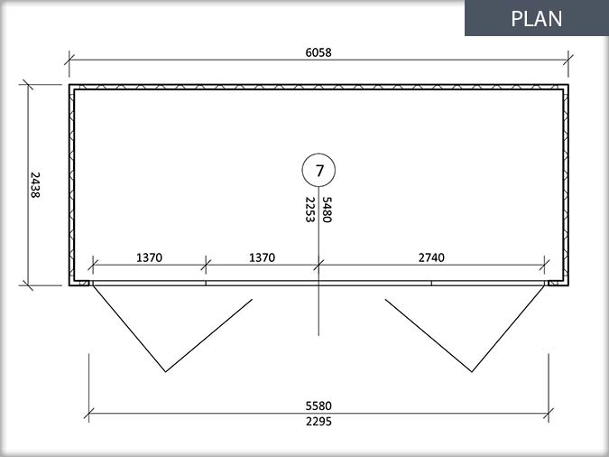 container open side