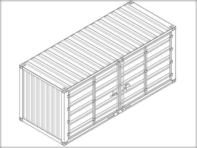 container open side