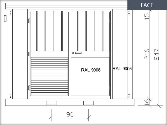 bungalow de stockage